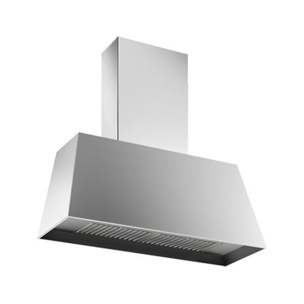 Bertazzoni 30 inch Master Series Contemporary Canopy Hood with 600 CFM, Stainless Steel Baffle Filter and LED Light Bar (Stainless Steel) - KMC30X