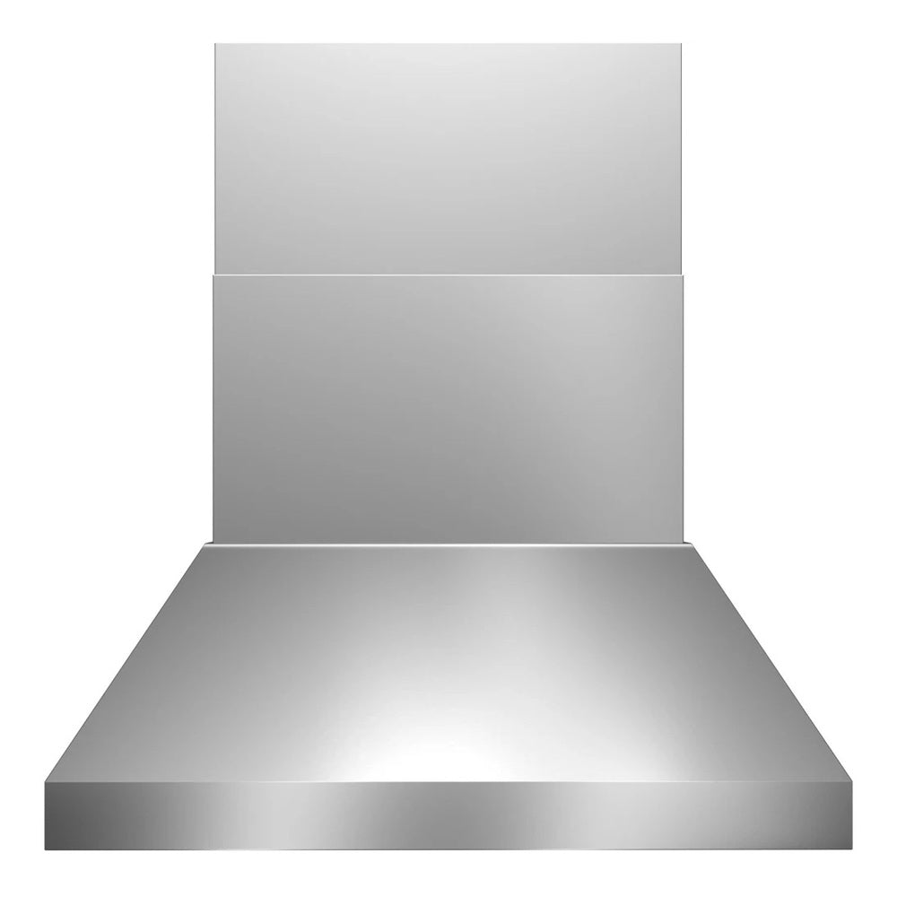 Bertazzoni Professional Series 48 inch Wall Mount Range Hood with 600 CFM, LED Lighting, Electronic Controls and Stainless Steel Baffle Filters in Stainless Steel - KPH48XT