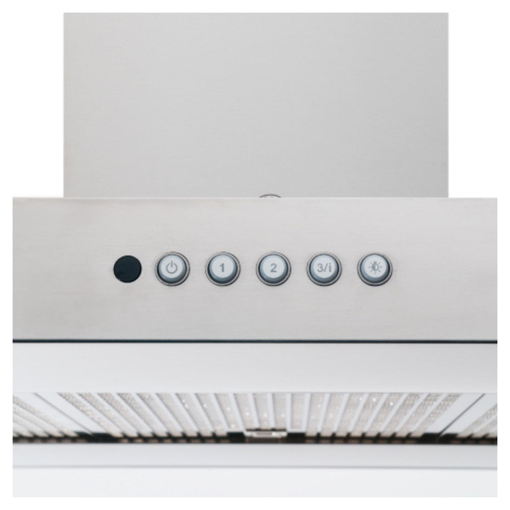 Bertazzoni Professional Series 42 inch Island Mount T-Shaped Hood with 600 CFM, Remote Control, Mesh Filters, LED Lighting, in Stainless Steel - KTI42XT