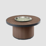 The Outdoor Greatroom Kenwood and Brooks Round Chat Height Fire Pit Table - KW-20-19-K