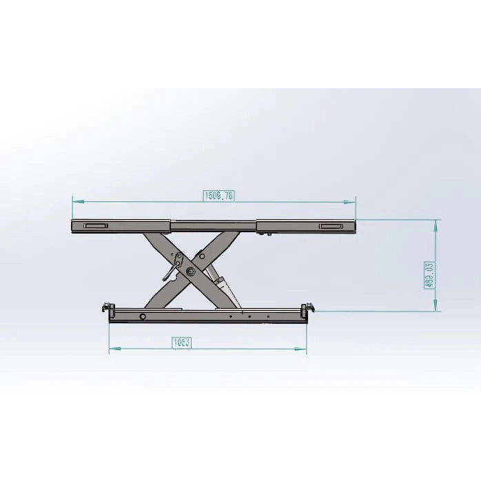 Katool KT-RJ50 Rolling Jack 5000 lbs Lifting Capacity