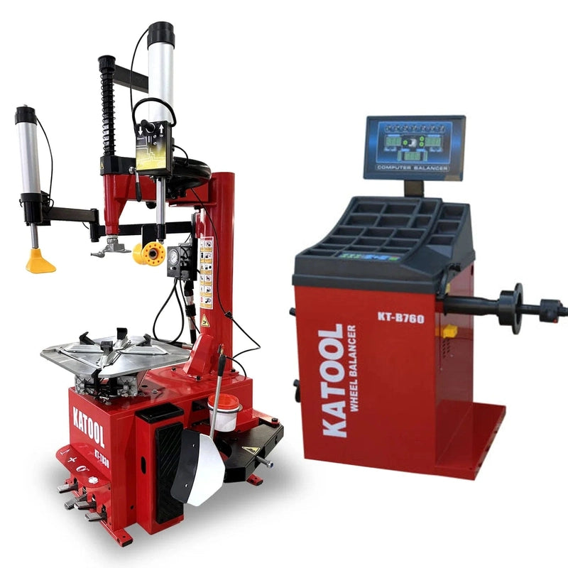 Katool Tire Changer KT-T835 & Wheel Balancer KT-B700 Combo
