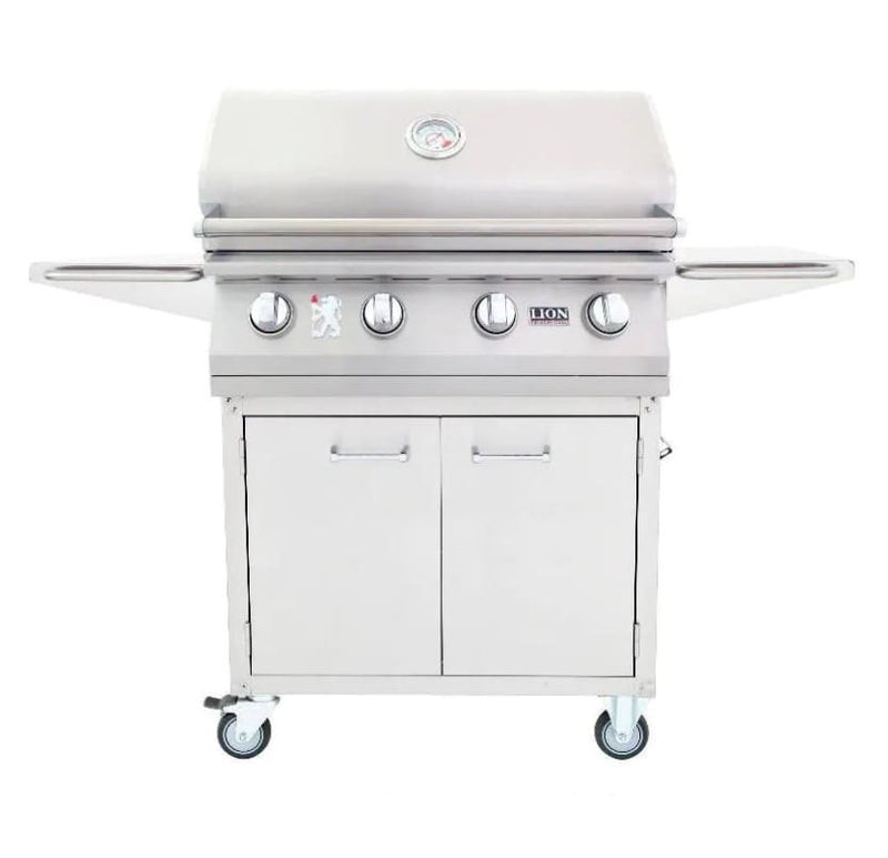 Lion Premium Grills Freestanding L60000 32-Inch 4-Burner Gas Grill