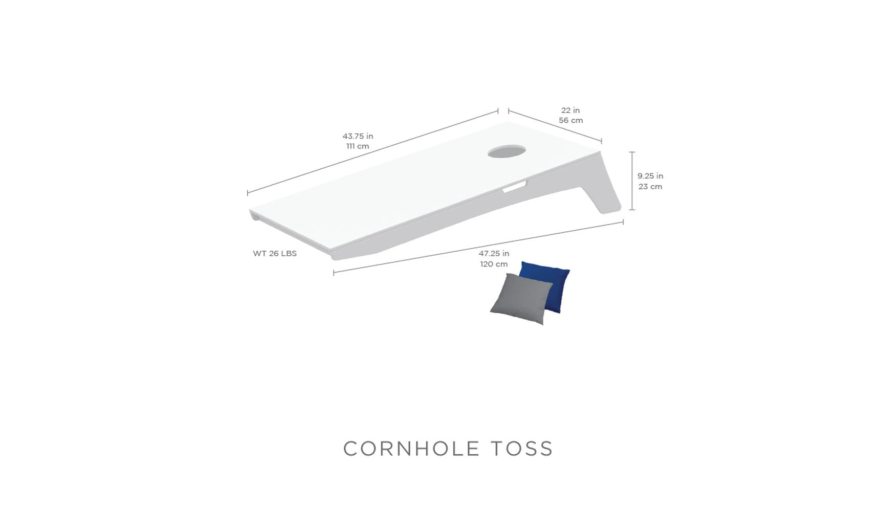 Ledge Lounger Cornhole