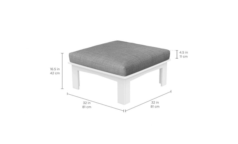 Ledge Lounger Mainstay Sectional Relaxed Ottoman