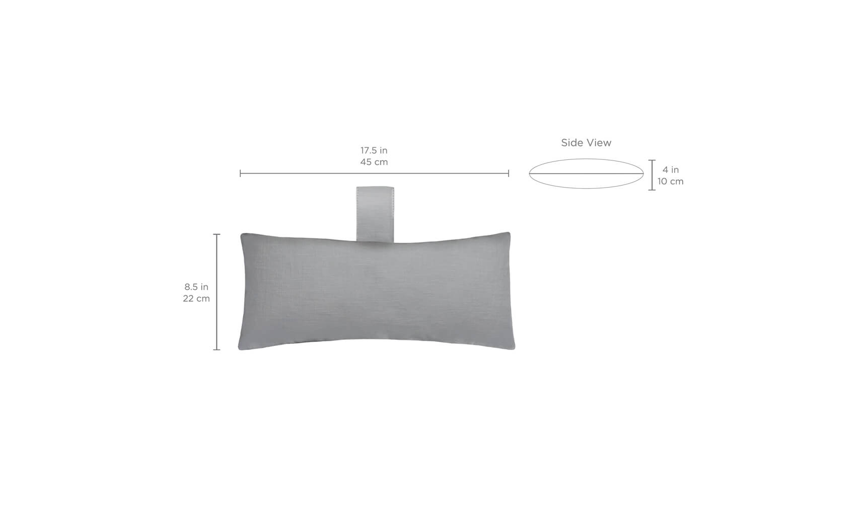 Ledge Lounger Autograph Headrest Pillow