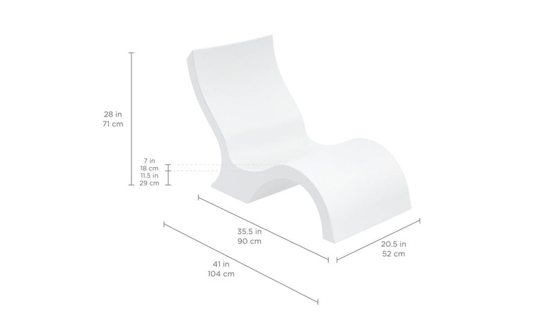 Ledge Lounger Signature Lowback Chair