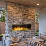Majestic Lanai 60" Linear Contemporary Outdoor Vent-Free Gas Fireplace