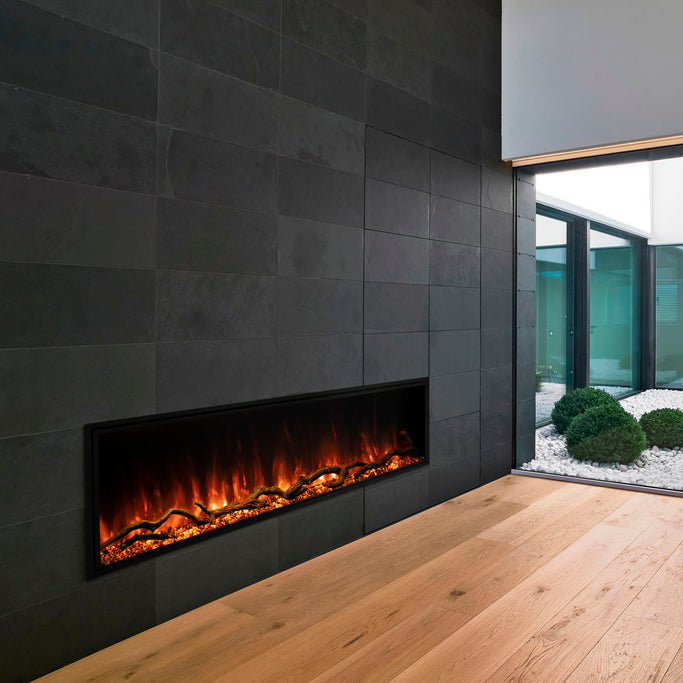 Modern Flames 96" Landscape Pro Slim Linear Electric Fireplace [LPS-9614]