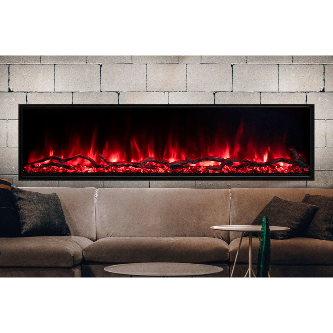Modern Flames 96" Landscape Pro Slim Linear Electric Fireplace [LPS-9614]