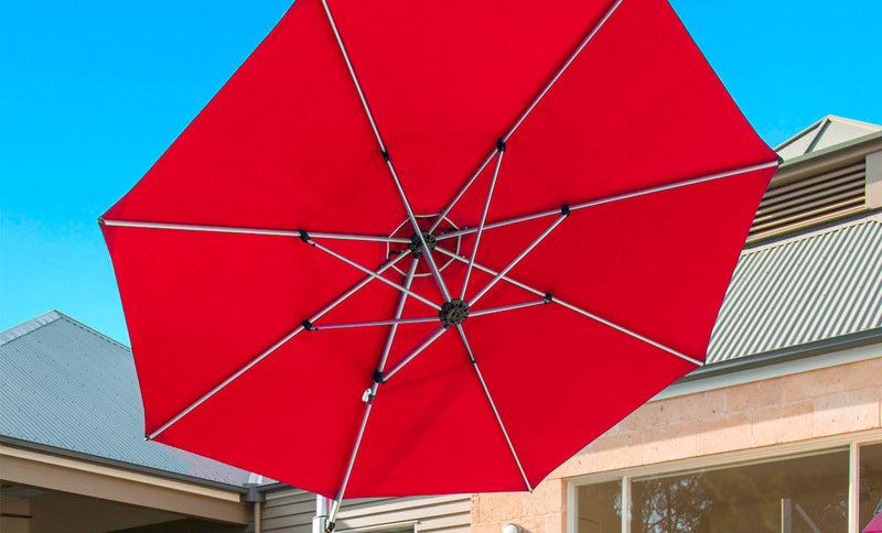 Ledge Lounger Ultra Cantilever Umbrella - 9' Square