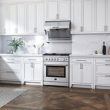 Forno Savona Wall Mount Range Hood, Baffle Filters, Backsplash Included