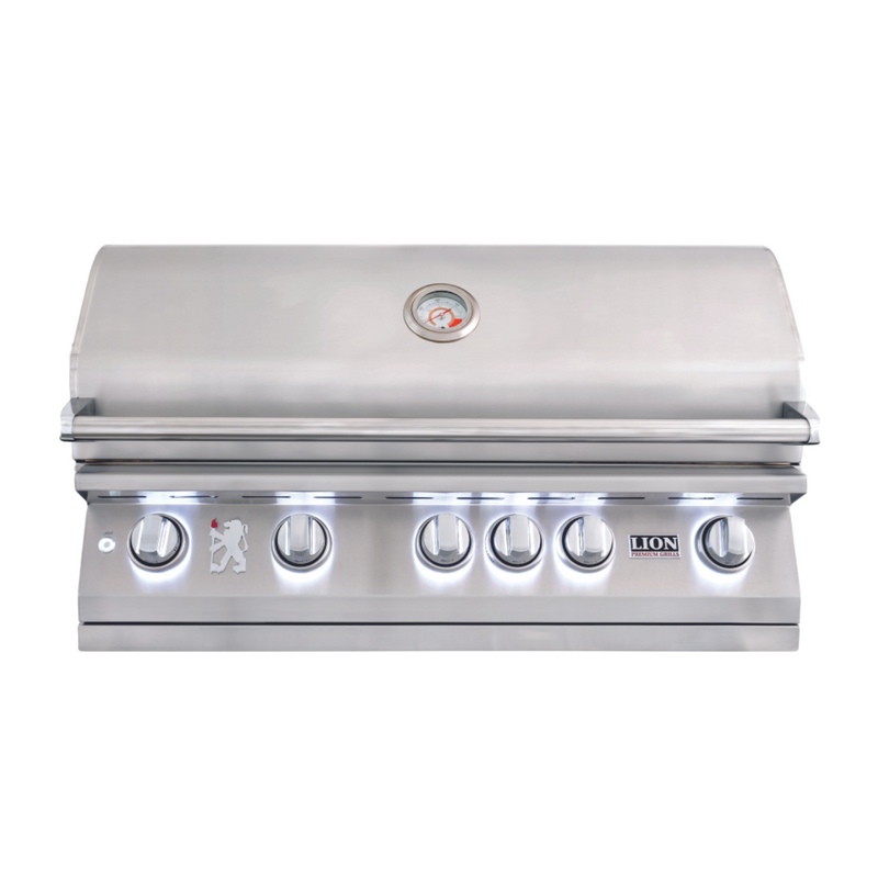 Lion Premium Grills L90000 40-Inch Stainless Steel Built-In Natural Gas Grill – 90823