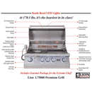 Lion Premium Grills L75000 32-Inch Stainless Steel Built-In Propane Gas Grill – 75625