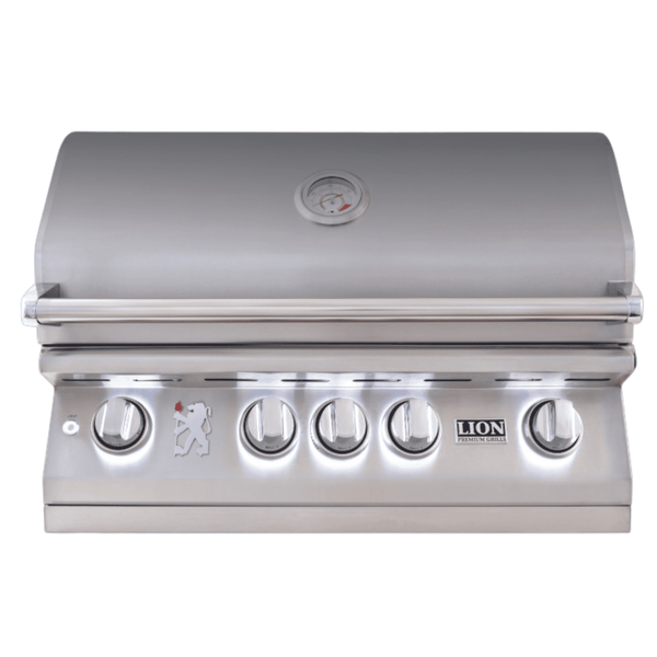 Lion Premium Grills L75000 32-Inch Stainless Steel Built-In Propane Gas Grill – 75625