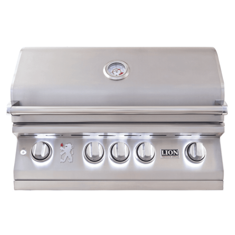 Lion Premium Grills L75000 32-Inch Stainless Steel Built-In Natural Gas Grill – 75623