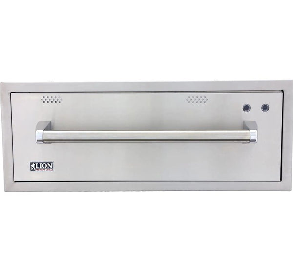 Lion Premium Grills 30-Inch Built-In Electric 120V Warming Drawer – WD256103