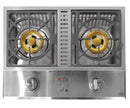 Lion Premium Grills 26-Inch Stainless Steel Drop In Natural Gas Double Side Burner – L1634