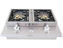 Lion Premium Grills 26-Inch Stainless Steel Drop In Gas Double Side Burner