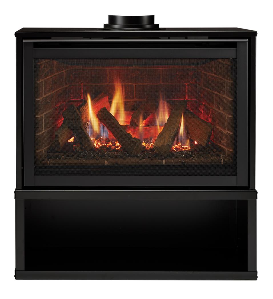 Majestic Ruby 30" Freestanding Direct Vent Gas Fireplace