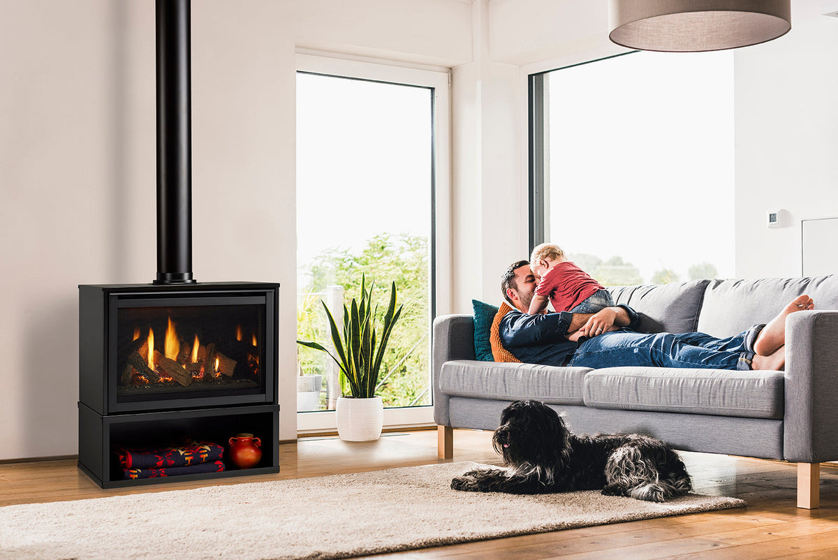 Majestic Ruby 30" Freestanding Direct Vent Gas Fireplace