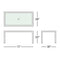 Kannoa Marbella 72" x 36" Rectangular Dining Table