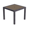 Kannoa Marbella Square Dining Table with Alumawood Top