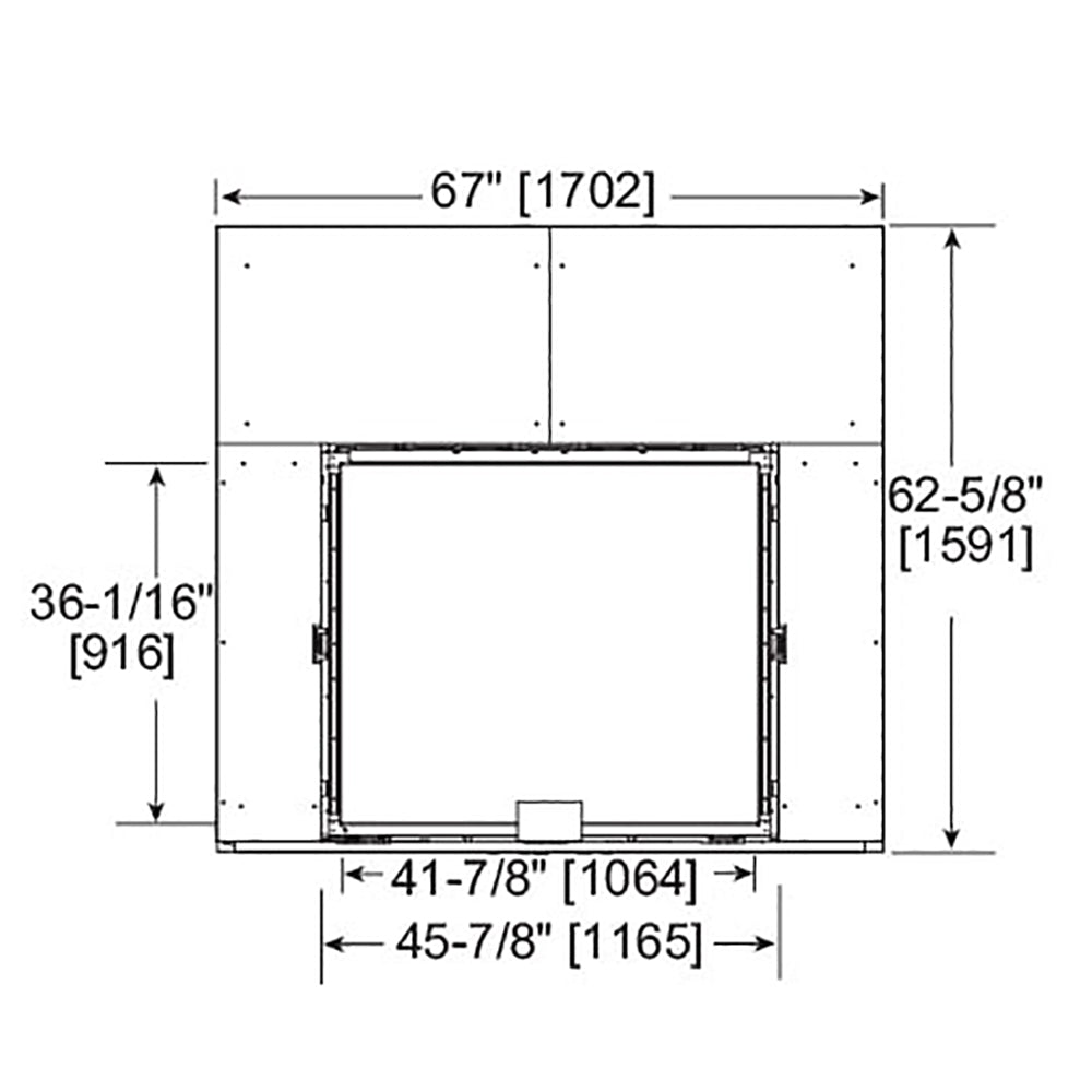 Majestic 42" Marquis II Direct Vent Gas Fireplace