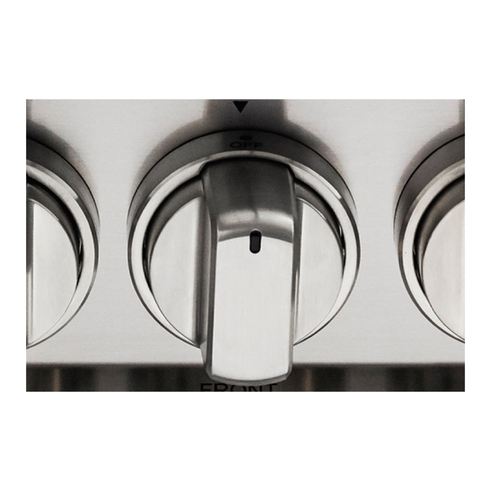 Bertazzoni Master Series 24 inch Gas Range with 4 Burners, 2.5 cu. ft. Oven Capacity, Continuous Cast Iron Grates and Convection (Nero Black) - MAS244GASNEV*