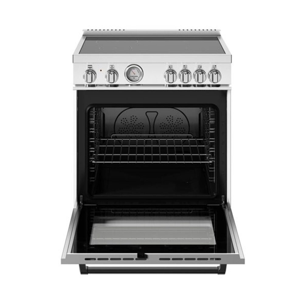 Bertazzoni  Master Series 30 inch Induction Range with 4 Elements, 4.7 cu. ft. Oven Capacity, Convection and Energy Star Certified (Bianco White) -  MAS304INMBIV