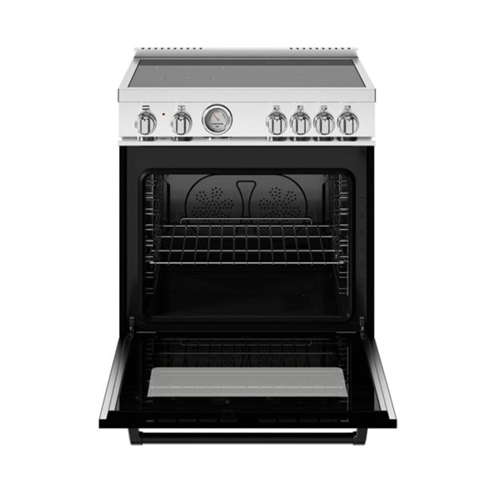 Bertazzoni Master Series 30 inch Induction Range with 4 Elements, 4.7 cu. ft. Oven Capacity, Convection and Energy Star Certified (Nero Black) -  MAS304INMNEV