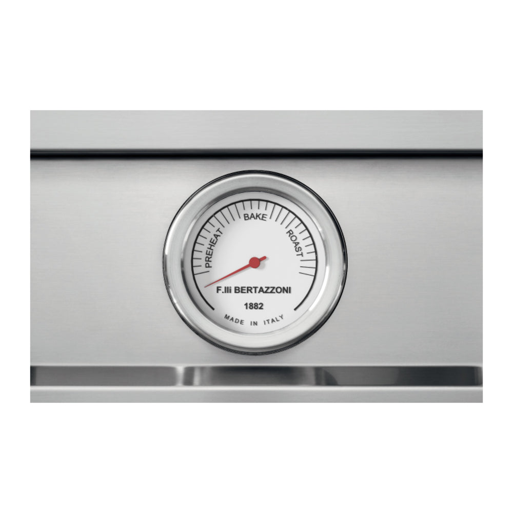 Bertazzoni Master Series 30 inch Gas Range with 5 Burners, 4.7 cu. ft. Oven Capacity, Continuous Cast Iron Grates and Convection (Bianco White) -  MAS305GASBIV*