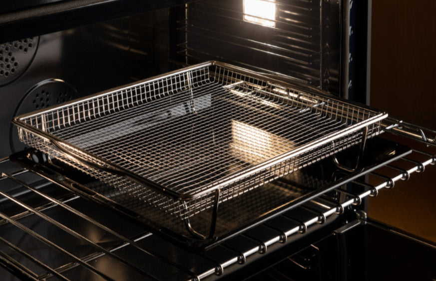 Bertazzoni Master Series 36 inch Induction Range with 5 Elements, 5.7 cu. ft. Oven Capacity, Self Clean and Air Fry in Stainless Steel - MAS365ICFEPXT
