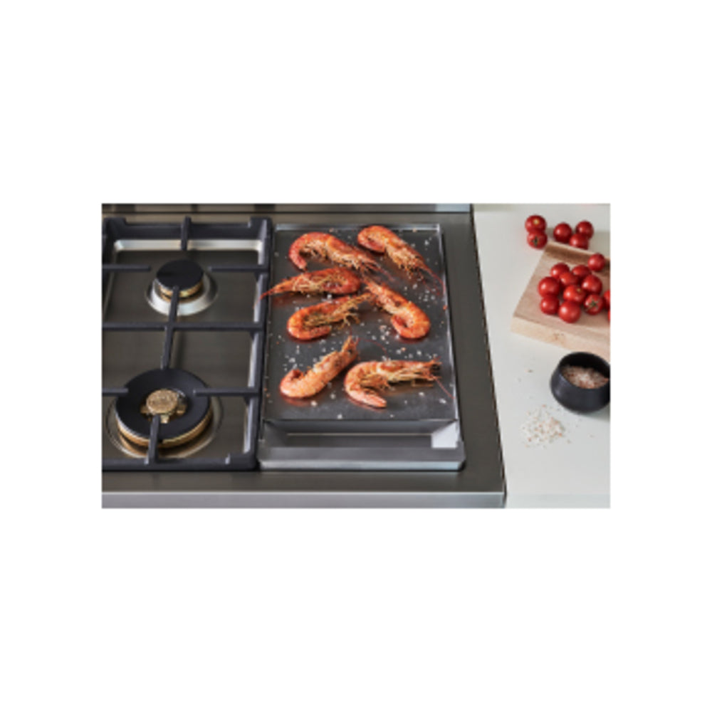 Bertazzoni Master Series 48 inch Gas Range with 6 Brass Burners, Electric Griddle, 7.1 cu. ft. Total Oven Capacity and Dual Convection - MAS486BTFGMXT*