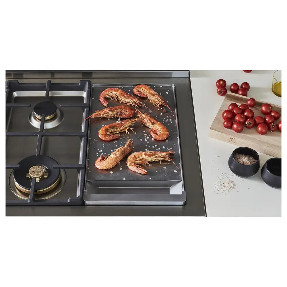 Bertazzoni 48 inch Master Series Gas Range with 6 Sealed Burners, Griddle, 7.1 cu. ft. Total Oven Capacity, Soft Motion Hinges - MAST486GGASXT*
