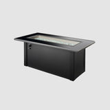 The Outdoor Greatroom Monte Carlo 59" Linear Gas Fire Pit Table - MCR-1242-BLK-K