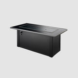 The Outdoor Greatroom Monte Carlo 59" Linear Gas Fire Pit Table - MCR-1242-BLK-K