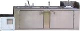 Meadow Creek 4 Bowl Cleanup Sink (Trailer Mounted) - 4B-CU-TM-LP