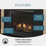 Majestic Mercury 32" Direct Vent Gas Fireplace