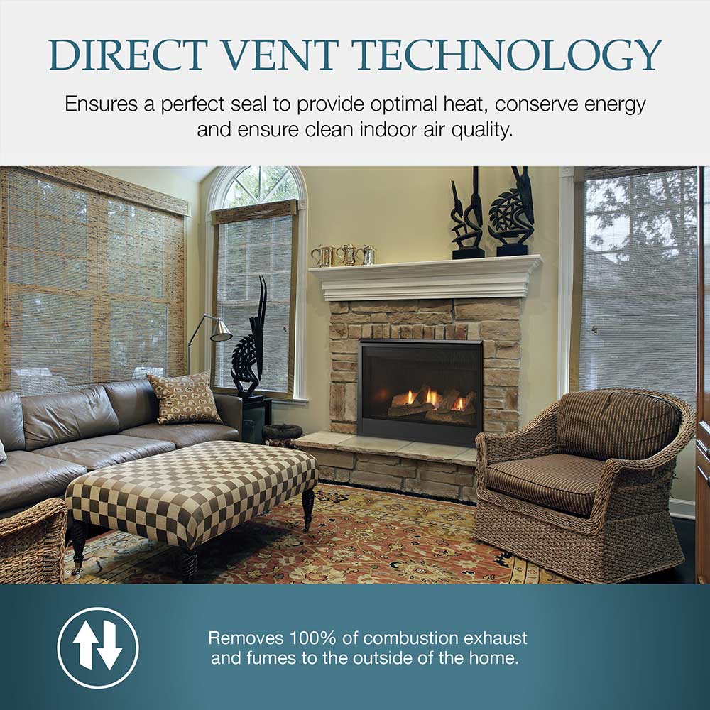 Majestic Mercury 32" Direct Vent Gas Fireplace