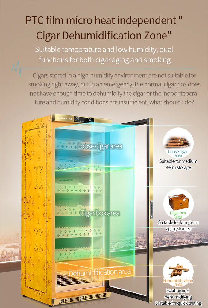 Raching Climate Controlled Cigar Humidor - MON2800A