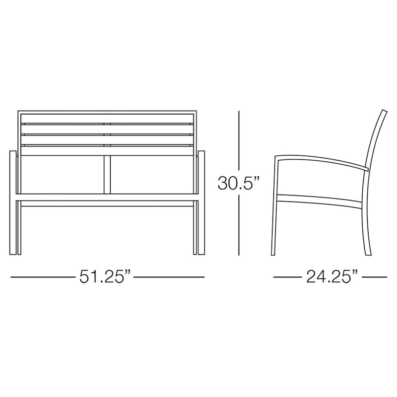 Kannoa Martinique Loveseat