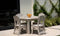 Ledge Lounger Mainstay Round Dining Table