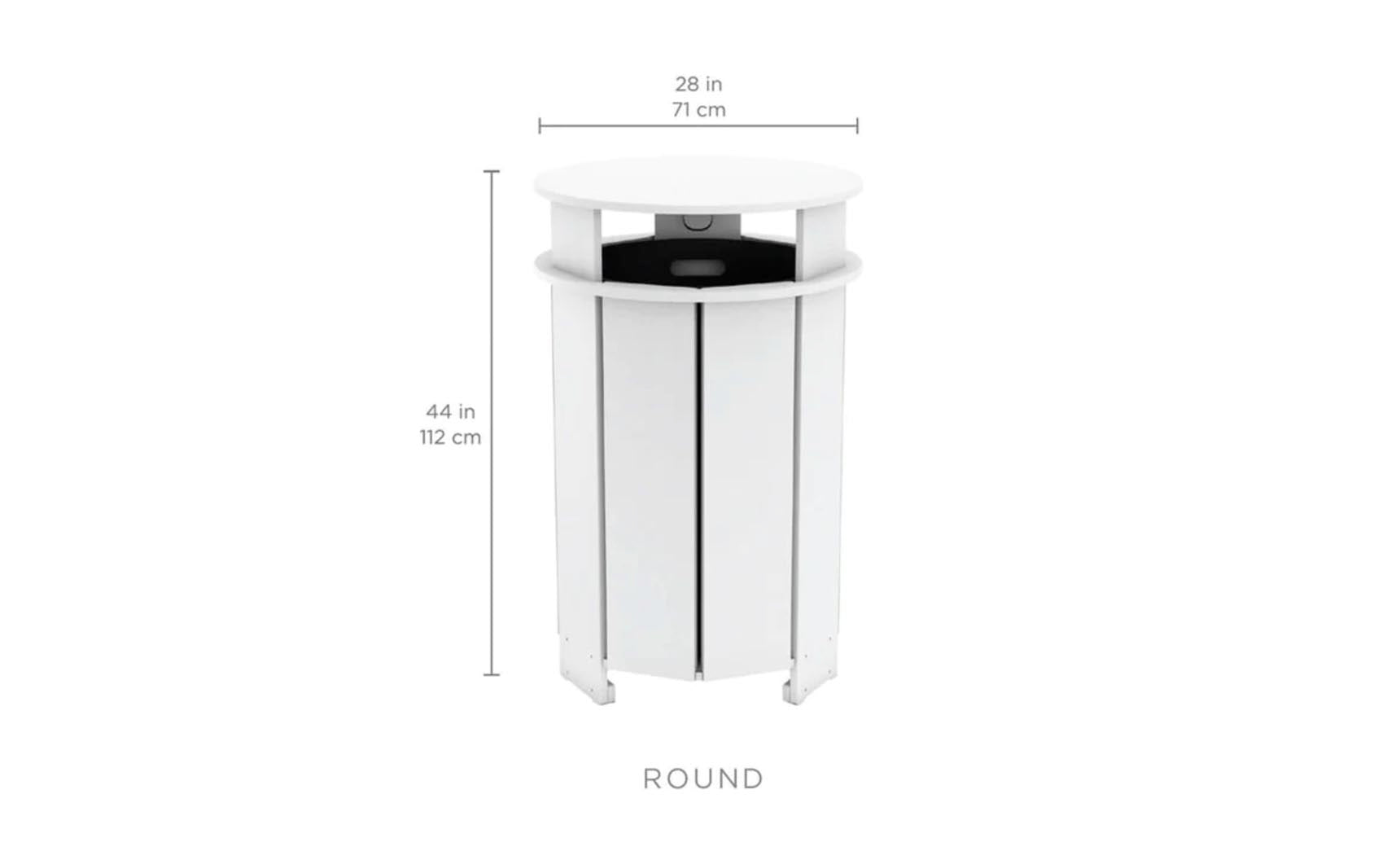 Ledge Lounger Mainstay Trash Bin