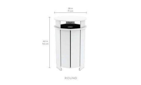 Ledge Lounger Mainstay Trash Bin