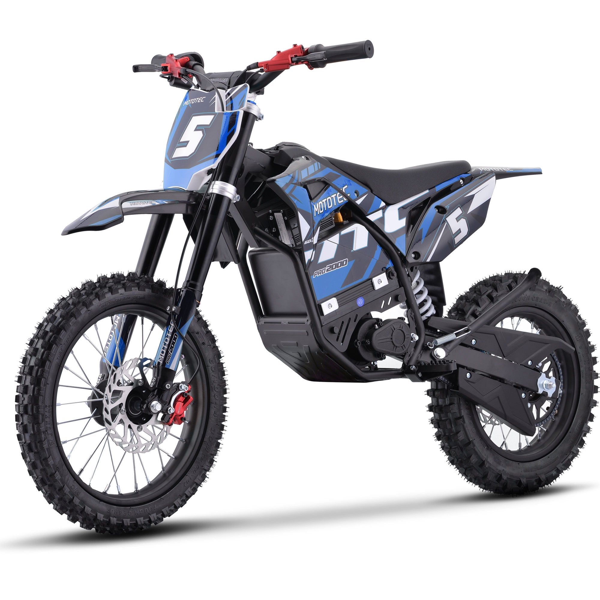 MotoTec 60v 2000w Pro Electric Dirt Bike (HP115E)