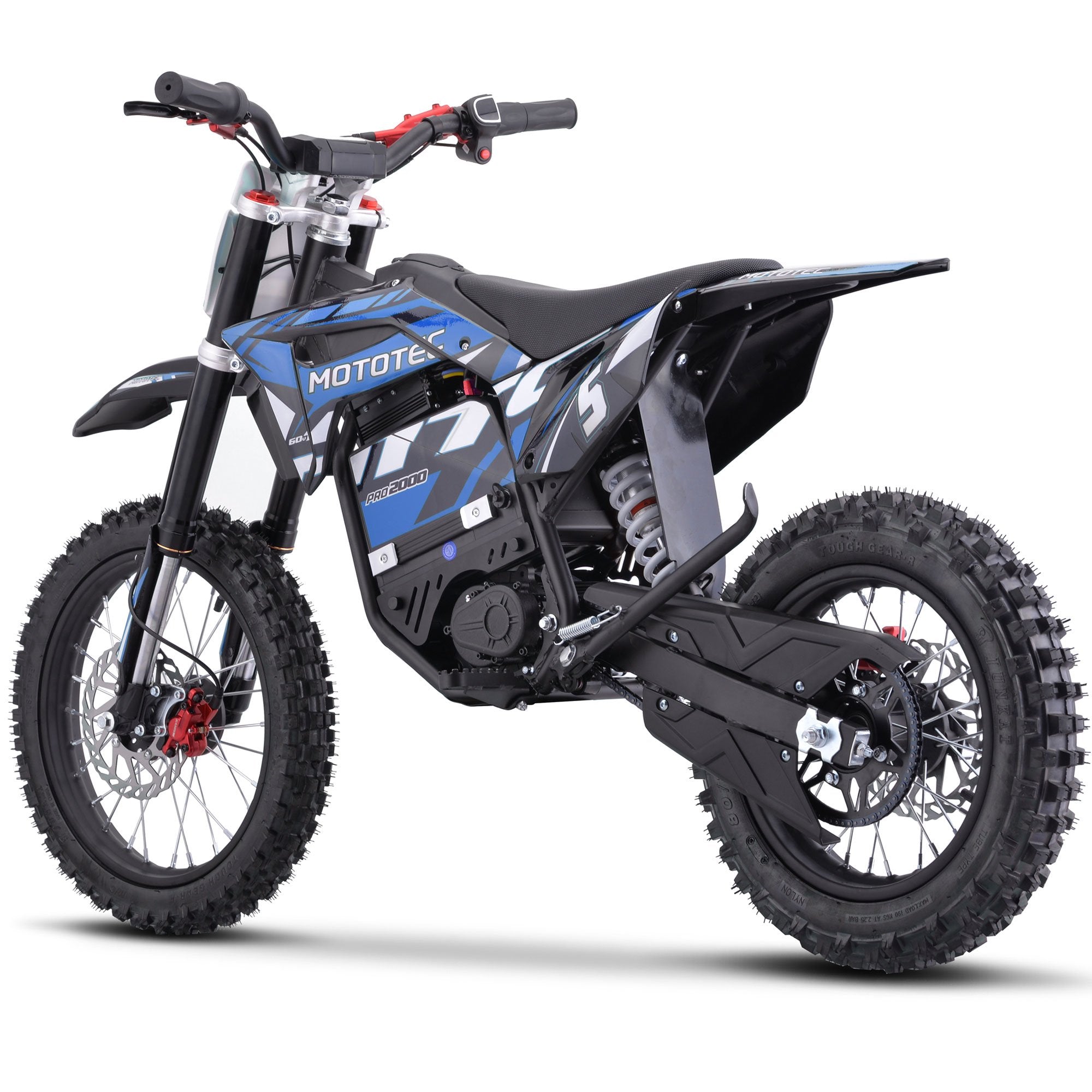 MotoTec 60v 2000w Pro Electric Dirt Bike (HP115E)