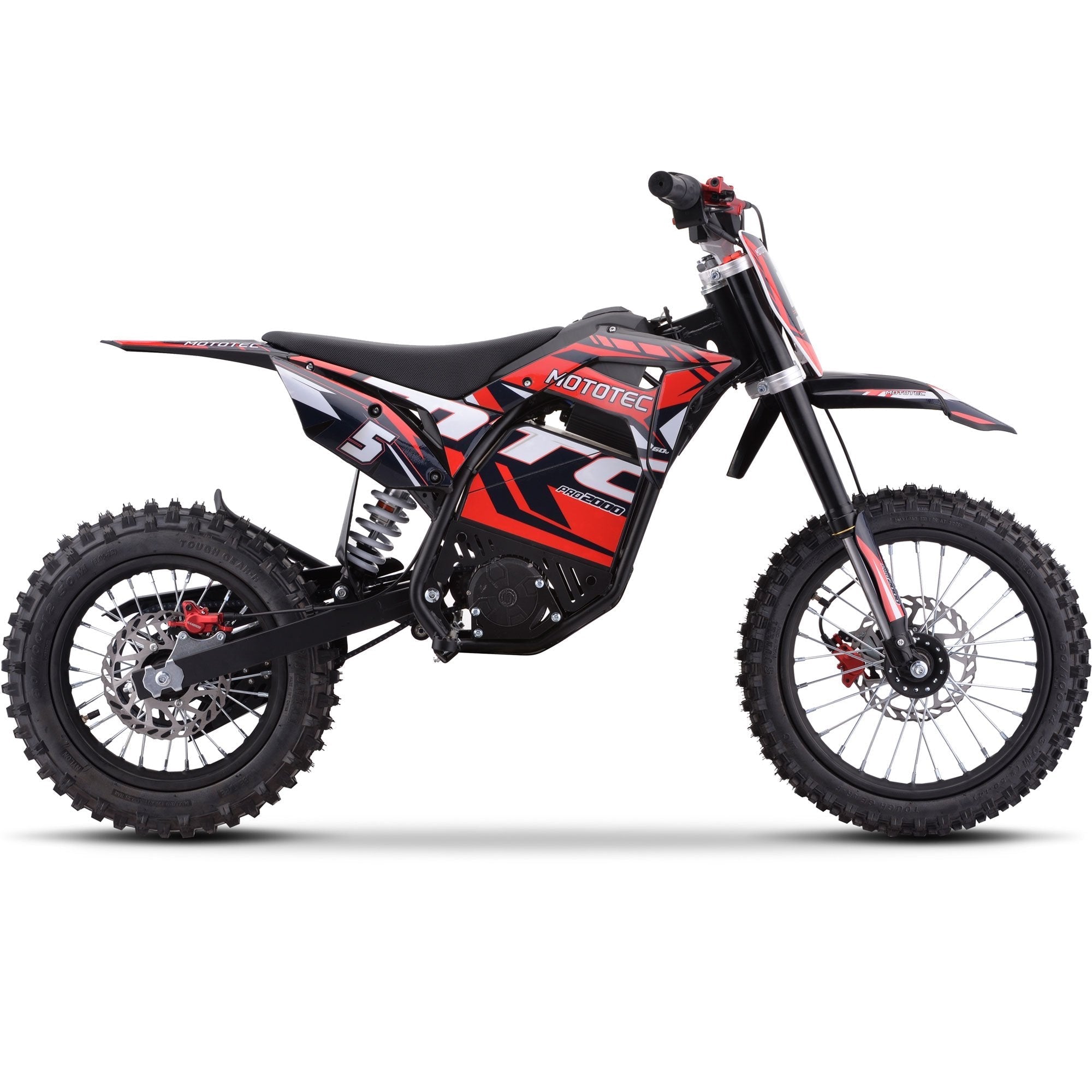 MotoTec 60v 2000w Pro Electric Dirt Bike (HP115E)
