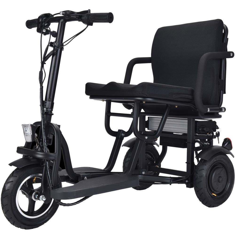 MotoTec Folding Mobility Electric Trike 48V/10Ah 700W