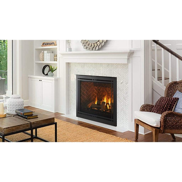 Majestic 42in Meridian Platinum Direct Vent Gas Fireplace with Intellifire Touch Ignition System